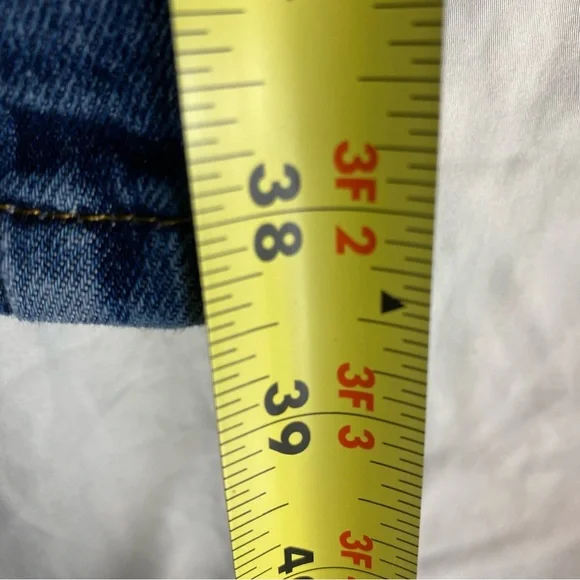 Levis Jeans Mens 34x30 Blue 514 Straight Leg Fit Workwear Mid Wash Stretch Denim - Picture 10 of 10